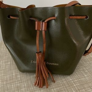Dooney and Burke Bucket Bag- Green
